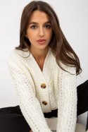 Sweter Kardigan Model LC-SW-8001.14P Ecru - Rue Paris Rue Paris Sweter Kardigan Model LC-SW-8001.14P Ecru - Rue Paris Rue Paris