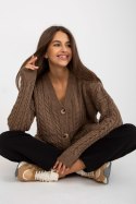 Sweter Kardigan Model LC-SW-8008.80P Brown - Rue Paris Rue Paris Sweter Kardigan Model LC-SW-8008.80P Brown - Rue Paris Rue Paris