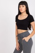 T-shirt Damski Model RV-TS-7537.52 Black - Rue Paris Rue Paris T-shirt Damski Model RV-TS-7537.52 Black - Rue Paris Rue Paris