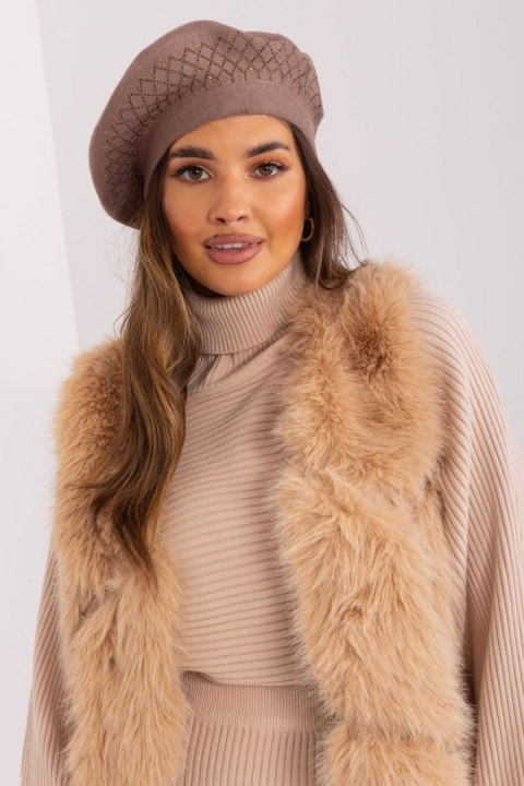 Beret Model AT-CZ-231605.21P Brown - AT AT Beret Model AT-CZ-231605.21P Brown - AT AT