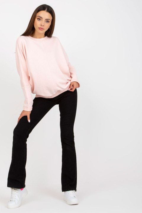 Bluza Damska Model RV-BL-8080.56 Light Pink - Rue Paris Rue Paris Bluza Damska Model RV-BL-8080.56 Light Pink - Rue Paris Rue Paris