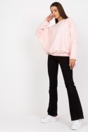 Bluza Damska Model RV-BL-8080.56 Light Pink - Rue Paris Rue Paris Bluza Damska Model RV-BL-8080.56 Light Pink - Rue Paris Rue Paris