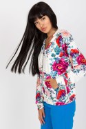 Bluza Damska Model RV-BL-8143.83P White/Red - Rue Paris Rue Paris Bluza Damska Model RV-BL-8143.83P White/Red - Rue Paris Rue Paris