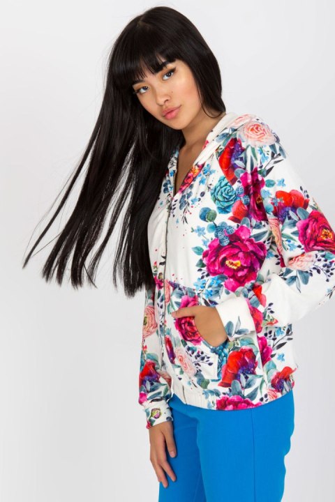 Bluza Damska Model RV-BL-8143.83P White/Red - Rue Paris Rue Paris Bluza Damska Model RV-BL-8143.83P White/Red - Rue Paris Rue Paris