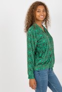 Bluza Damska Model RV-BL-8185.86 Green - Rue Paris Rue Paris Bluza Damska Model RV-BL-8185.86 Green - Rue Paris Rue Paris