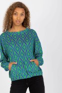 Bluza Damska Model RV-BL-8188.50 Green - Rue Paris Rue Paris Bluza Damska Model RV-BL-8188.50 Green - Rue Paris Rue Paris