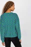 Bluza Damska Model RV-BL-8188.50 Green - Rue Paris Rue Paris Bluza Damska Model RV-BL-8188.50 Green - Rue Paris Rue Paris