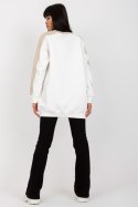 Bluza Damska Model RV-TU-8231.78P White/Beige - Rue Paris Rue Paris Bluza Damska Model RV-TU-8231.78P White/Beige - Rue Paris Rue Paris