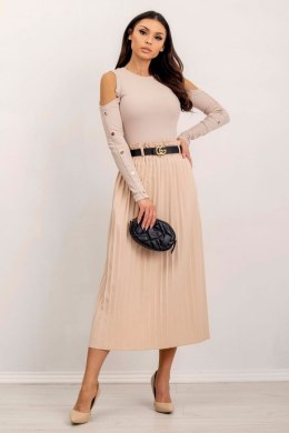 Bluzka Model RV-BZ-5099-1.07 Beige - Rue Paris Rue Paris