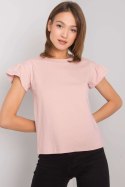 Bluzka Model RV-BZ-6724.69 Light Pink - Rue Paris Rue Paris Bluzka Model RV-BZ-6724.69 Light Pink - Rue Paris Rue Paris