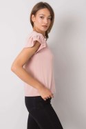 Bluzka Model RV-BZ-6724.69 Light Pink - Rue Paris Rue Paris Bluzka Model RV-BZ-6724.69 Light Pink - Rue Paris Rue Paris