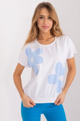 Bluzka Model RV-BZ-9628.26X White/Blue - Rue Paris Rue Paris