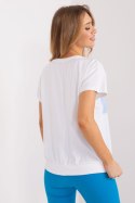 Bluzka Model RV-BZ-9628.26X White/Blue - Rue Paris Rue Paris Bluzka Model RV-BZ-9628.26X White/Blue - Rue Paris Rue Paris