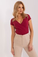 Bluzka Model RV-TS-5636.18 Bordo - Rue Paris Rue Paris Bluzka Model RV-TS-5636.18 Bordo - Rue Paris Rue Paris