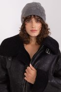 Czapka Model AT-CZ-23250.61P Dark Grey - AT AT Czapka Model AT-CZ-23250.61P Dark Grey - AT AT