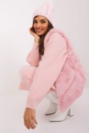 Czapka Model AT-CZ-2328.38P Light Pink - AT AT Czapka Model AT-CZ-2328.38P Light Pink - AT AT