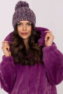 Czapka Model AT-CZ-JY-39.81 Violet - AT AT Czapka Model AT-CZ-JY-39.81 Violet - AT AT