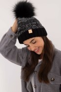 Czapka Model JK-CZ-52.17 Black - Rue Paris Rue Paris Czapka Model JK-CZ-52.17 Black - Rue Paris Rue Paris