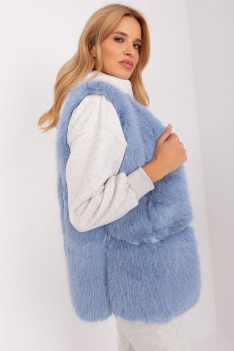 Kamizelka Model AT-KZ-2368.00P Blue - AT AT Kamizelka Model AT-KZ-2368.00P Blue - AT AT
