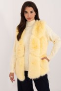 Kamizelka Model AT-KZ-2375.00P Light Yellow - AT AT Kamizelka Model AT-KZ-2375.00P Light Yellow - AT AT