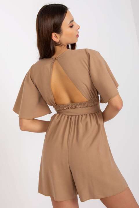Kombinezon Model CHA-KO-0486.17 Dark Beige - Rue Paris Rue Paris Kombinezon Model CHA-KO-0486.17 Dark Beige - Rue Paris Rue Paris