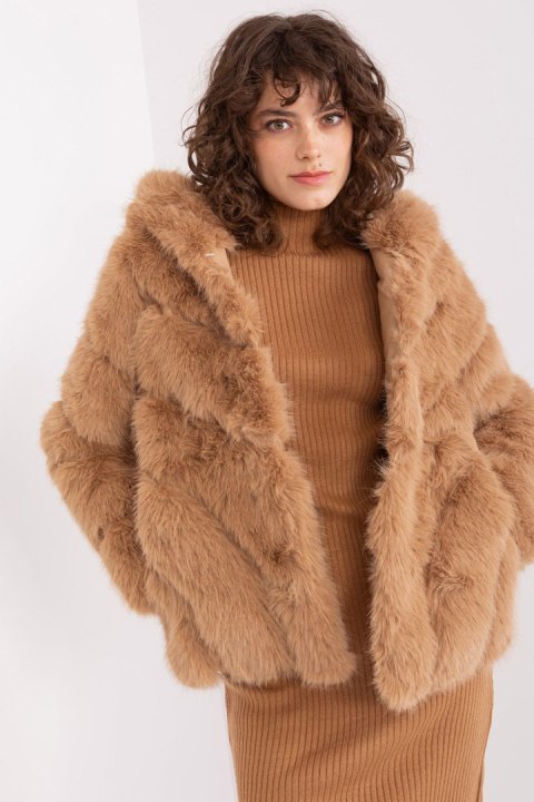 Kurtka Damska Model AT-KR-2386.00P Camel - AT AT Kurtka Damska Model AT-KR-2386.00P Camel - AT AT