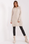 Sukienka Model LC-SK-8012-2.25P Light Beige - Rue Paris Rue Paris Sukienka Model LC-SK-8012-2.25P Light Beige - Rue Paris Rue Paris