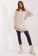 Sukienka Model LC-SK-8012-2.25P Light Beige - Rue Paris Rue Paris Sukienka Model LC-SK-8012-2.25P Light Beige - Rue Paris Rue Paris