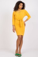 Sukienka Model RV-SK-7552.21 Light Orange - Rue Paris Rue Paris Sukienka Model RV-SK-7552.21 Light Orange - Rue Paris Rue Paris