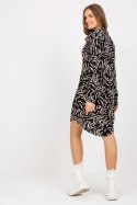 Sukienka Model TO-SK-1103-18.17 Black/White - Rue Paris Rue Paris Sukienka Model TO-SK-1103-18.17 Black/White - Rue Paris Rue Paris