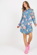 Sukienka Model TO-SK-1103-21.16 Blue - Rue Paris Rue Paris Sukienka Model TO-SK-1103-21.16 Blue - Rue Paris Rue Paris