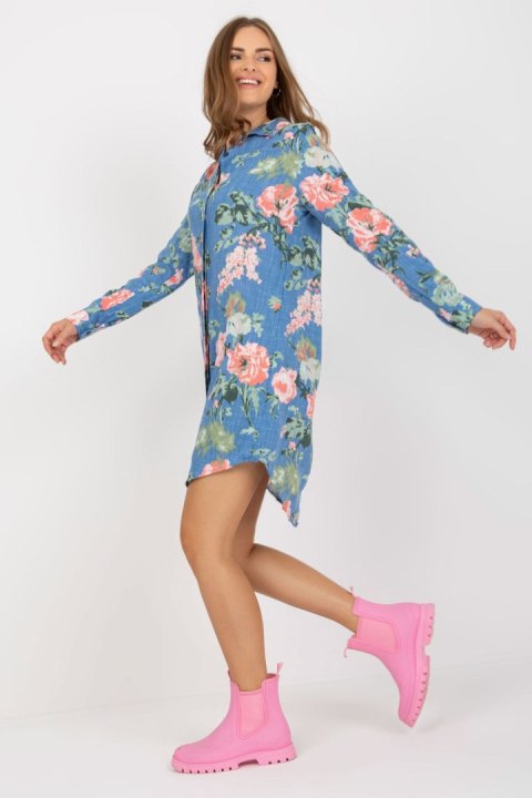 Sukienka Model TO-SK-1103-21.16 Blue - Rue Paris Rue Paris Sukienka Model TO-SK-1103-21.16 Blue - Rue Paris Rue Paris