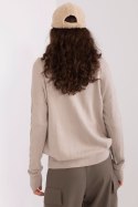 Sweter Damski Model AT-SW-2340.43 Beige - AT AT Sweter Damski Model AT-SW-2340.43 Beige - AT AT