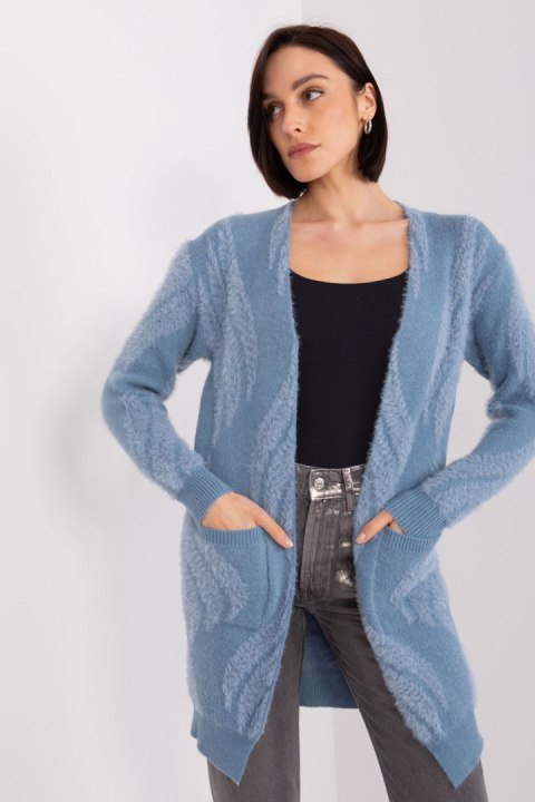 Sweter Kardigan Model AT-SW-234501.00P Blue - AT AT Sweter Kardigan Model AT-SW-234501.00P Blue - AT AT