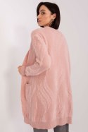 Sweter Kardigan Model AT-SW-234501.00P Light Pink - AT AT Sweter Kardigan Model AT-SW-234501.00P Light Pink - AT AT