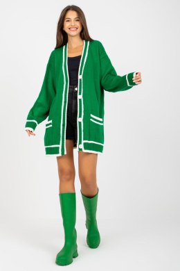 Sweter Kardigan Model LC-SW-0333.06X Green - Rue Paris Rue Paris