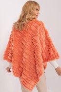 Sweter Ponczo Model AT-PN-2347.16 Orange - AT AT Sweter Ponczo Model AT-PN-2347.16 Orange - AT AT