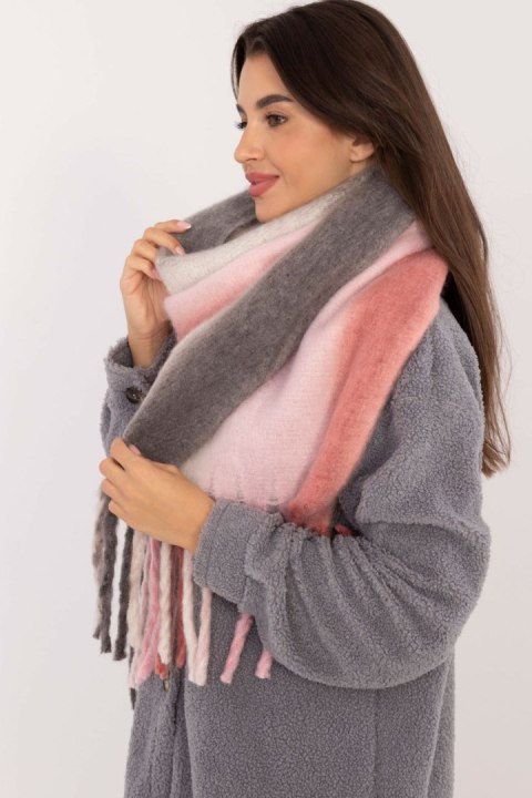 Szalik Model AT-SZ-2320.50 Grey/Pink - AT AT Szalik Model AT-SZ-2320.50 Grey/Pink - AT AT