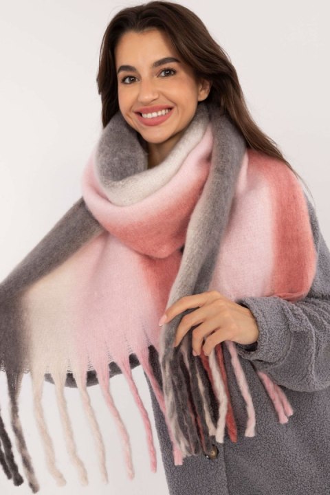 Szalik Model AT-SZ-2320.50 Grey/Pink - AT AT Szalik Model AT-SZ-2320.50 Grey/Pink - AT AT