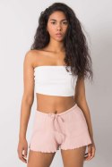 Szorty Damskie Model RV-SN-6628.95 Light Pink - Rue Paris Rue Paris Szorty Damskie Model RV-SN-6628.95 Light Pink - Rue Paris Rue Paris