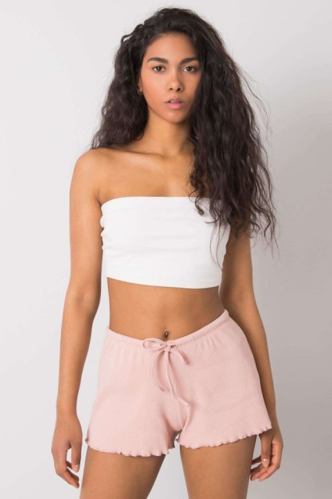 Szorty Damskie Model RV-SN-6628.95 Light Pink - Rue Paris Rue Paris Szorty Damskie Model RV-SN-6628.95 Light Pink - Rue Paris Rue Paris