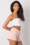 Szorty Damskie Model RV-SN-6628.95 Light Pink - Rue Paris Rue Paris Szorty Damskie Model RV-SN-6628.95 Light Pink - Rue Paris Rue Paris