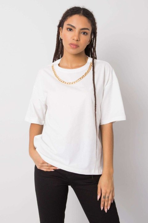 T-shirt Damski Model 157-TS-4257.80 White - Rue Paris Rue Paris T-shirt Damski Model 157-TS-4257.80 White - Rue Paris Rue Paris
