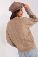 Beret Model AT-CZ-231305.82P Dark Beige - AT AT Beret Model AT-CZ-231305.82P Dark Beige - AT AT
