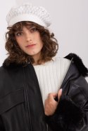 Beret Model AT-CZ-231605.04P Ecru - AT AT Beret Model AT-CZ-231605.04P Ecru - AT AT