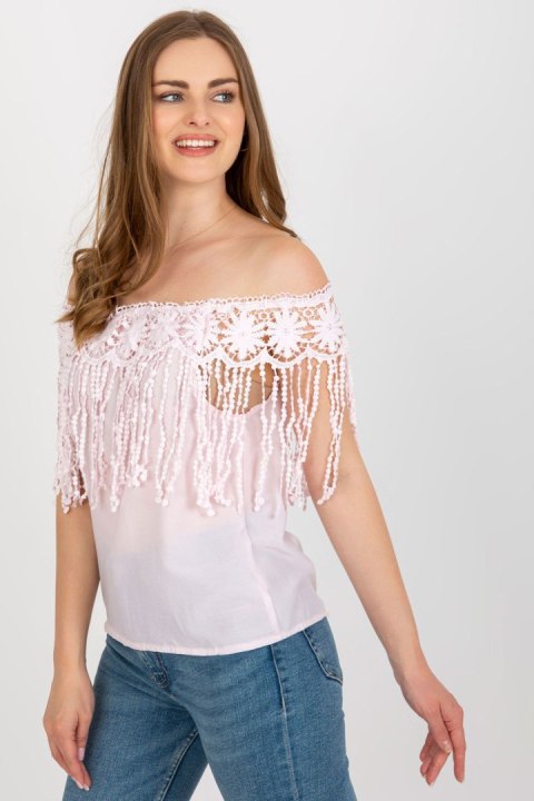 Bluzka Model AT-BZ-1801.87 Light Pink - AT AT Bluzka Model AT-BZ-1801.87 Light Pink - AT AT