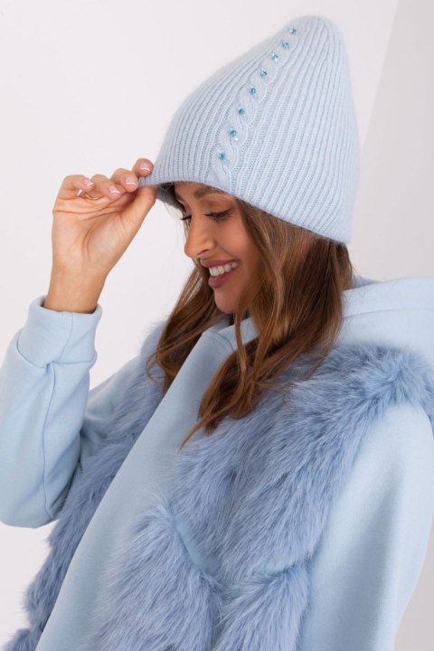 Czapka Model AT-CZ-2328.11P Light Blue - AT AT Czapka Model AT-CZ-2328.11P Light Blue - AT AT