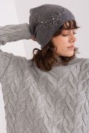 Czapka Model AT-CZ-2329.79 Dark Grey - AT AT Czapka Model AT-CZ-2329.79 Dark Grey - AT AT