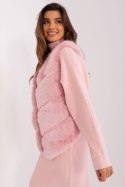 Kamizelka Model AT-KZ-2349.00P Light Pink - AT AT Kamizelka Model AT-KZ-2349.00P Light Pink - AT AT