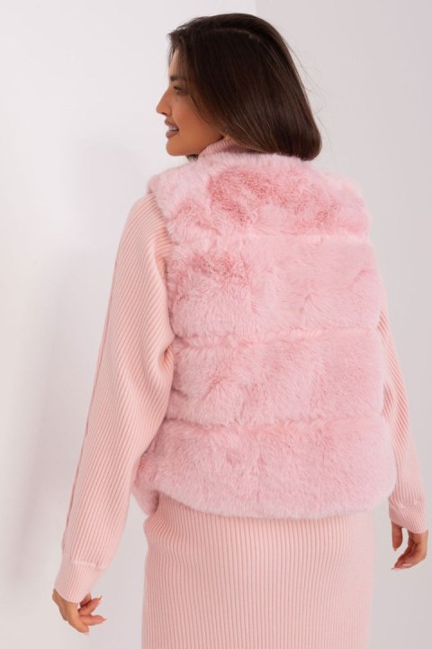 Kamizelka Model AT-KZ-2349.00P Light Pink - AT AT Kamizelka Model AT-KZ-2349.00P Light Pink - AT AT